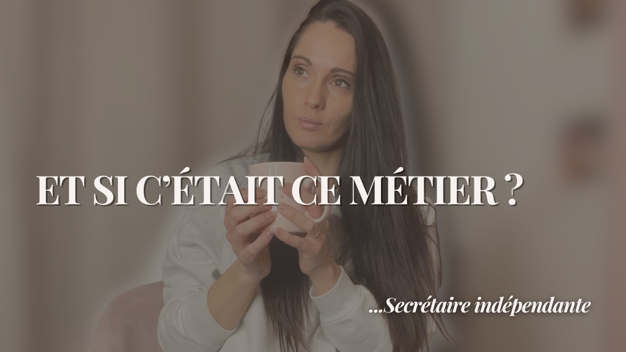 Emilie Bonafos présente la reconversion vers le secrétariat indépendant.